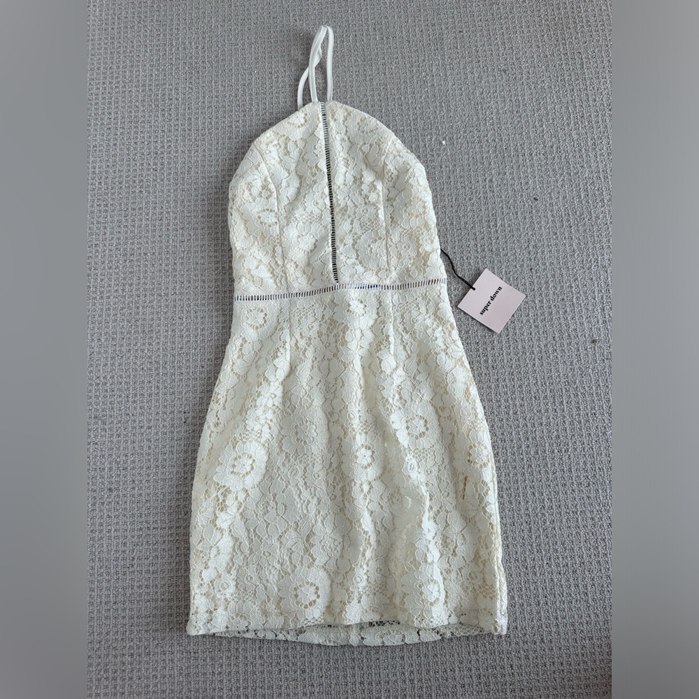 White Superdown Dress (size XS)